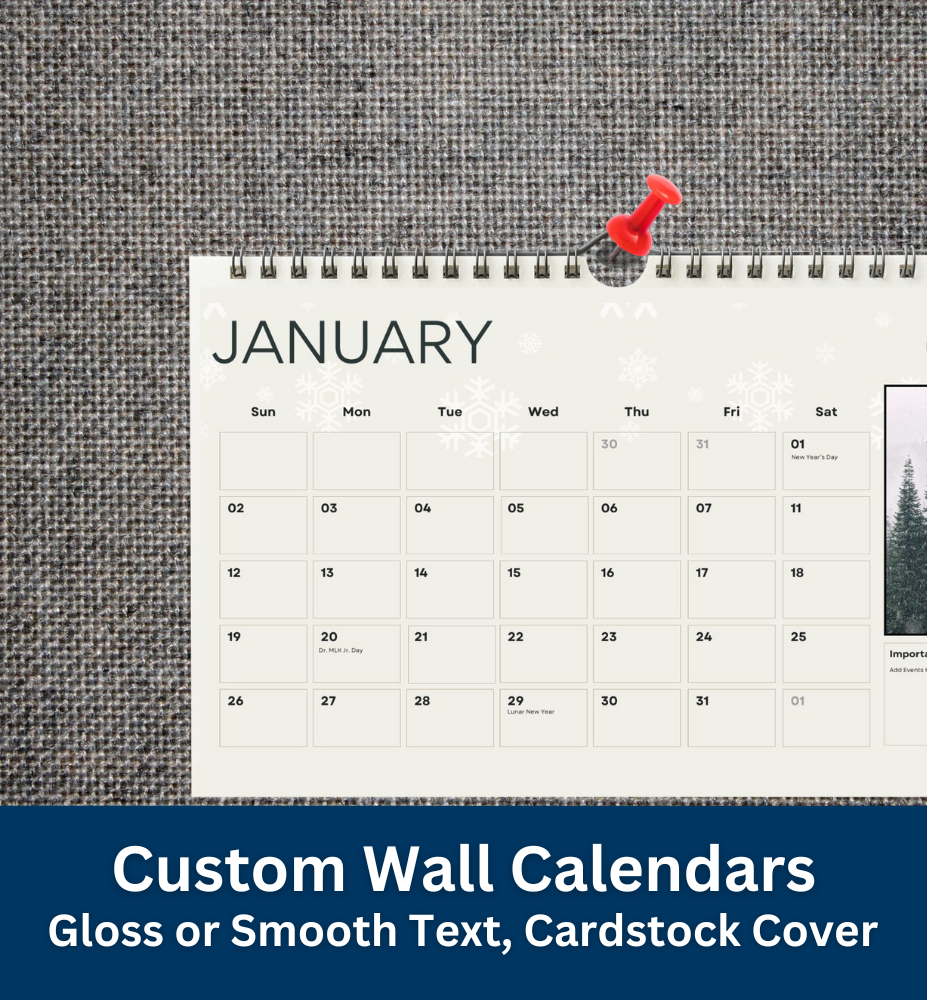 Custom Wall Calendars (Bulk Quantity)