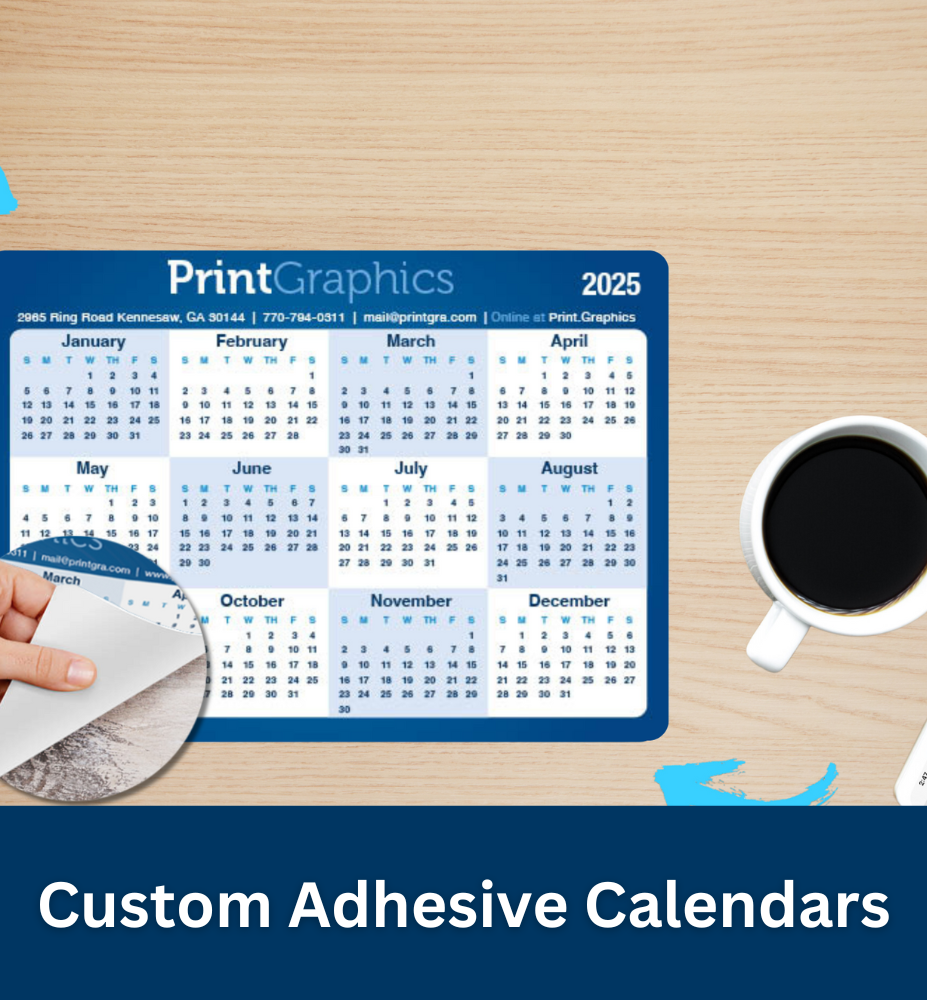 Custom Adhesive Calendars (Bulk Quantity)