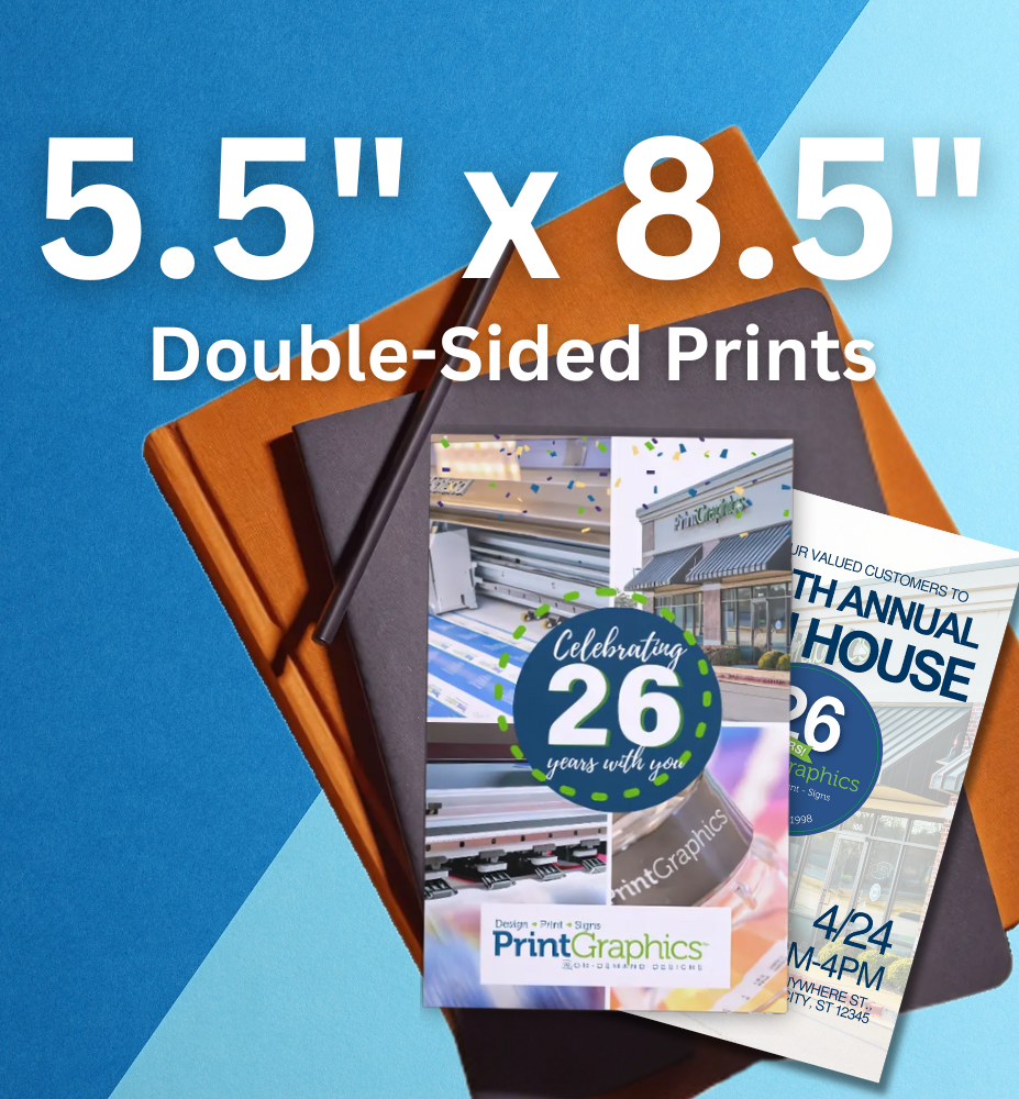 5.5"x 8.5" Double-Sided Half-Page Prints