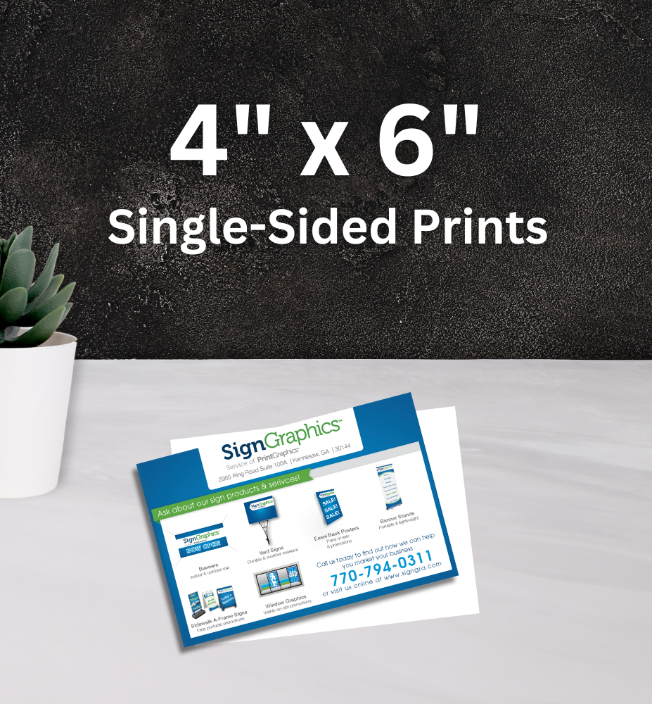 4"x 6" Single-Sided Prints
