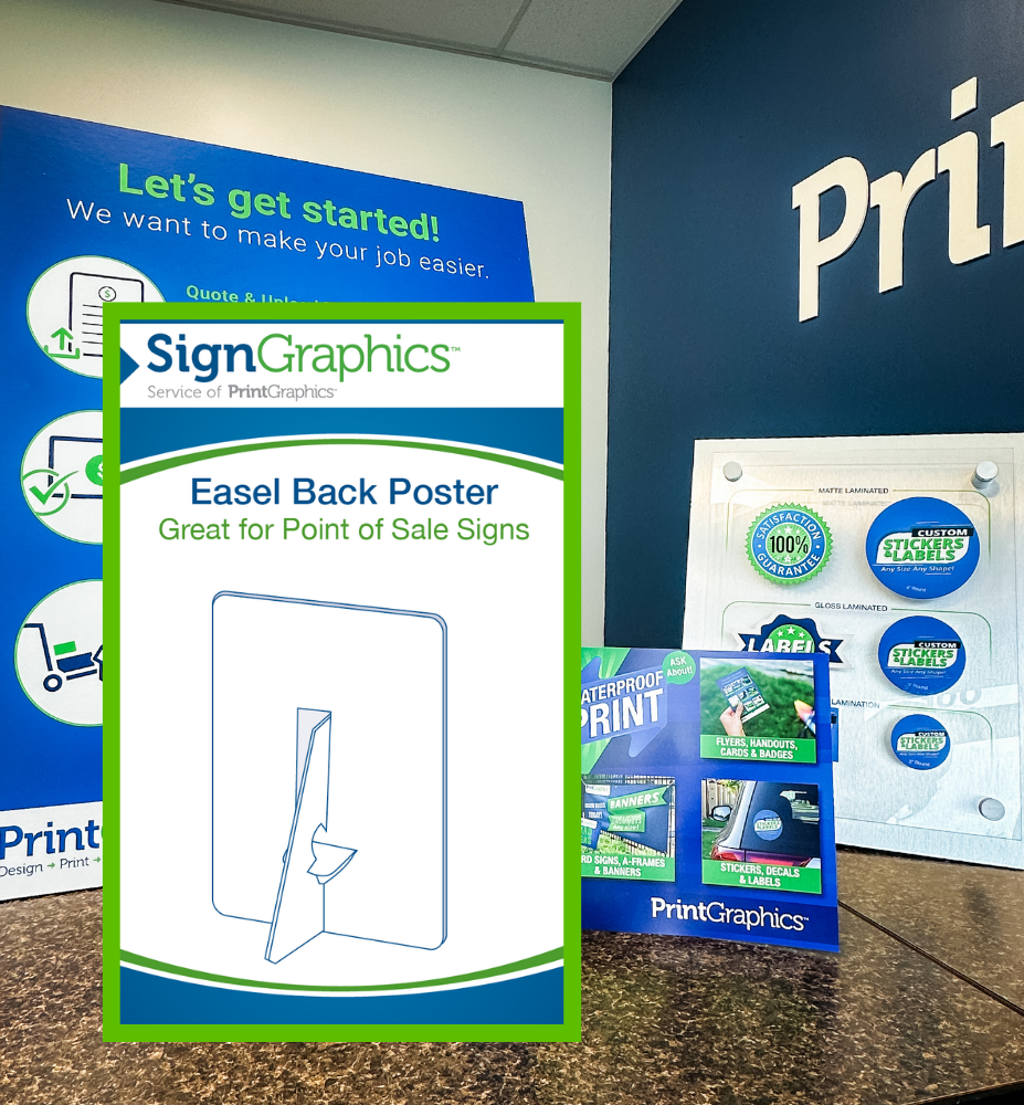 Add Easelbacks to Posters