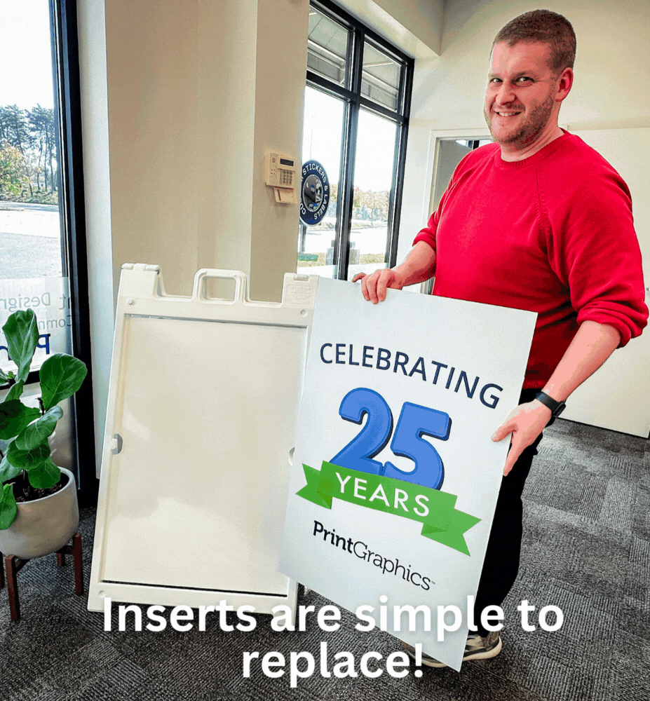 A-Frame Sign Inserts (Stand Add-on Available)