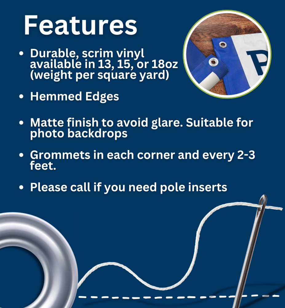 Standard Sized Hanging Banners