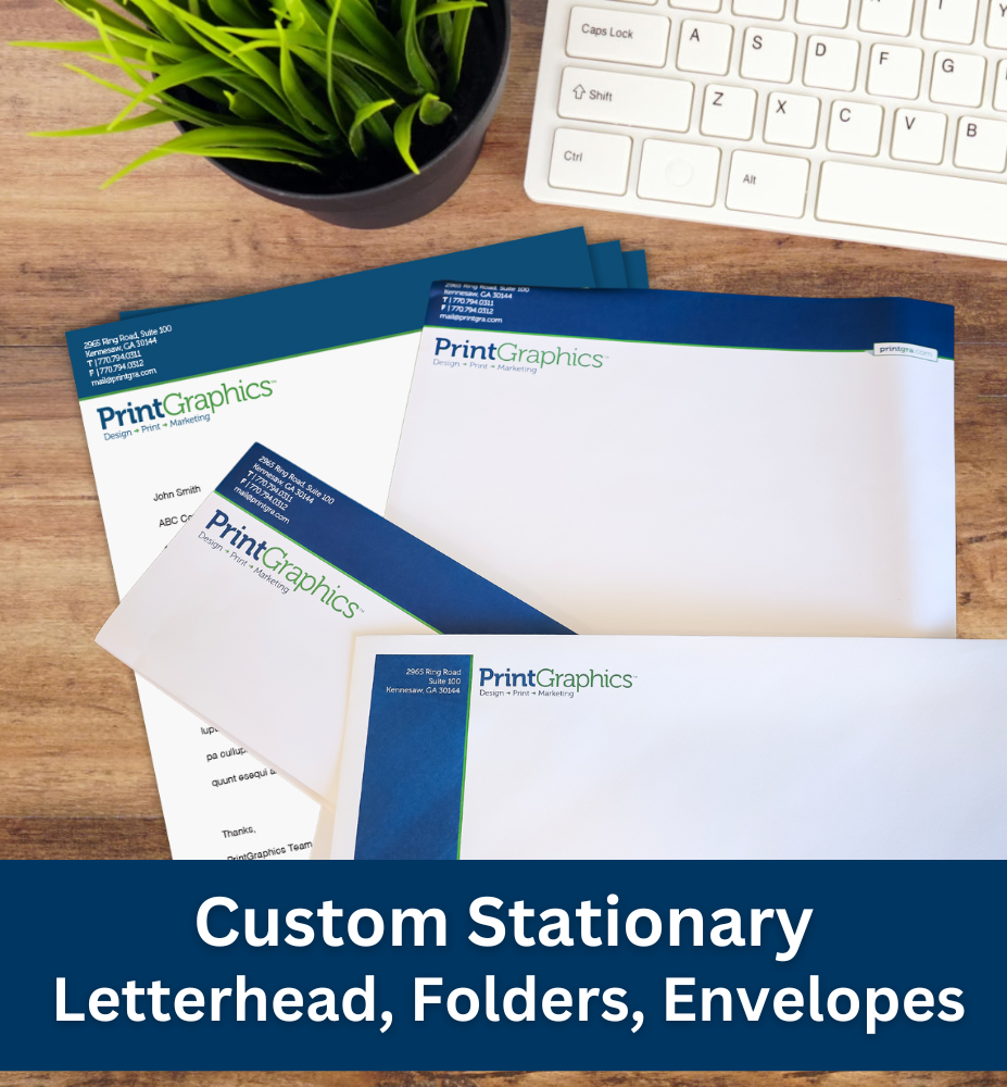 Stationary: Letterhead, Folders, and Envelopes