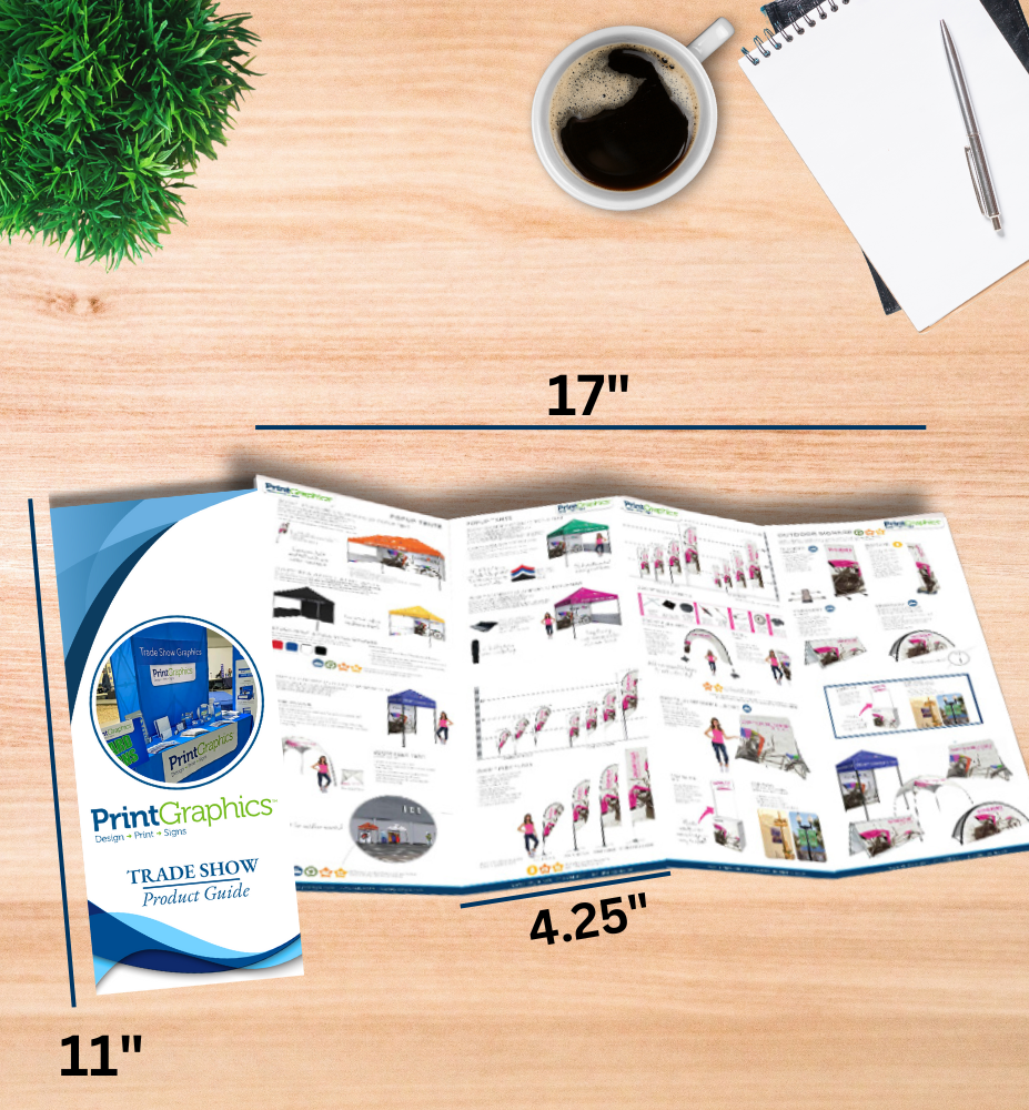 11" x 17" Four-Panel Brochures