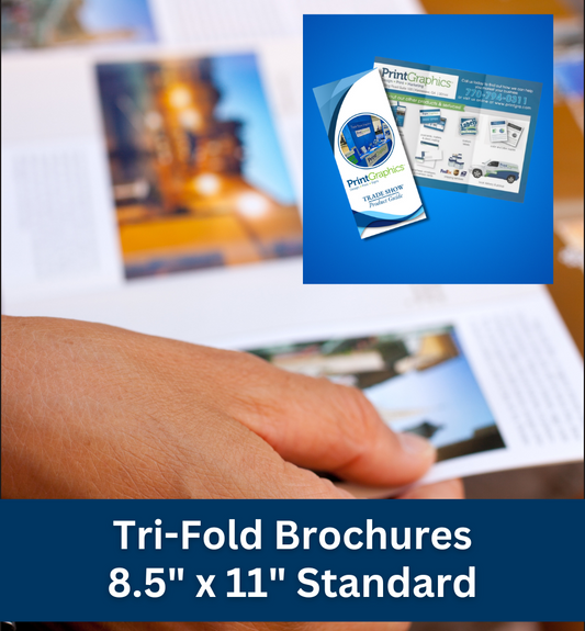 8.5" x 11" Tri-Fold Brochures