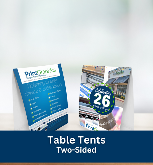 Two-Sided Table Tents