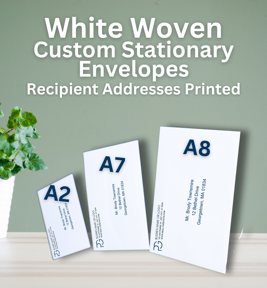 Custom-Printed Envelopes: With Recipient Addresses