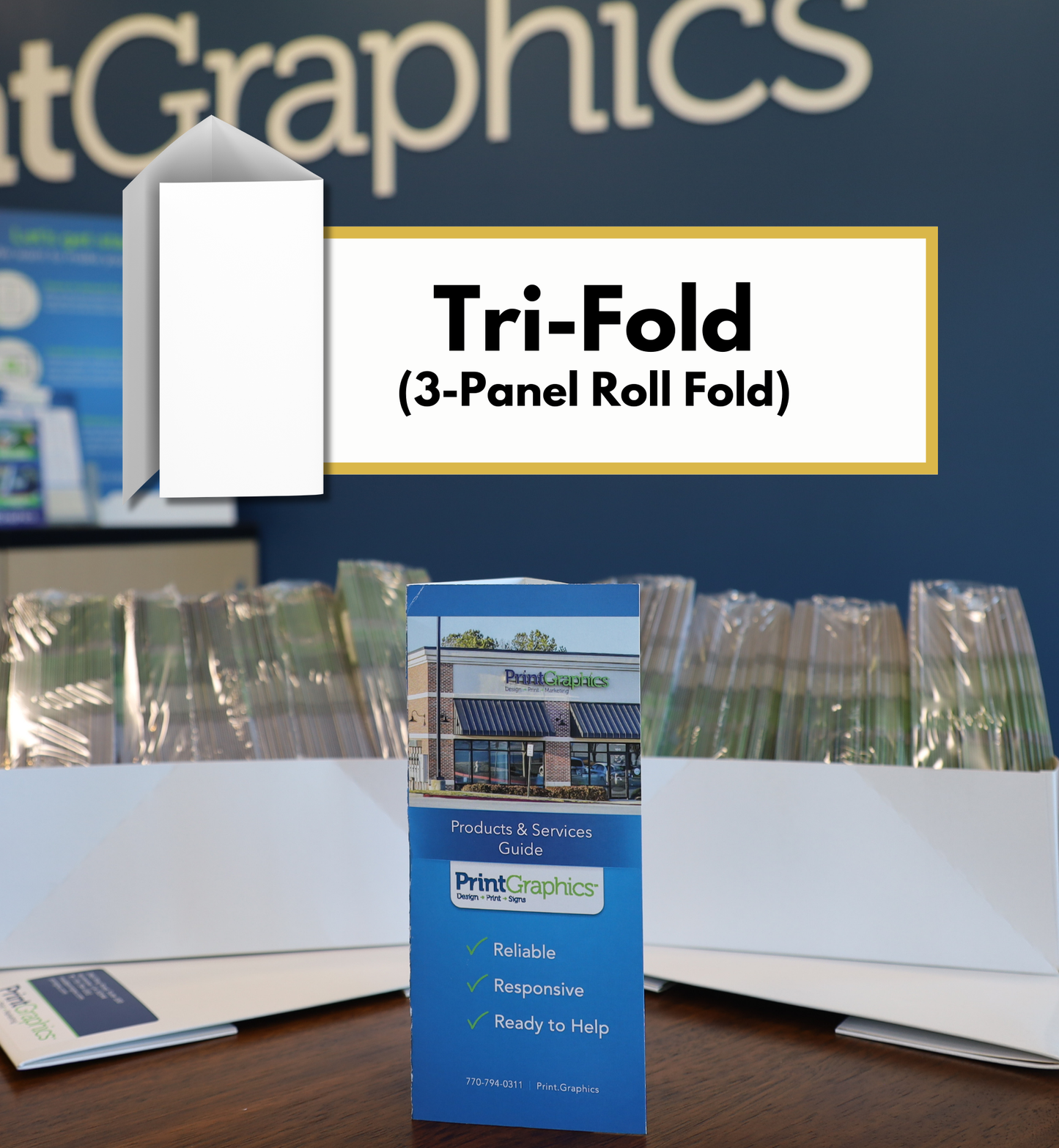 8.5" x 11" Tri-Fold Brochures