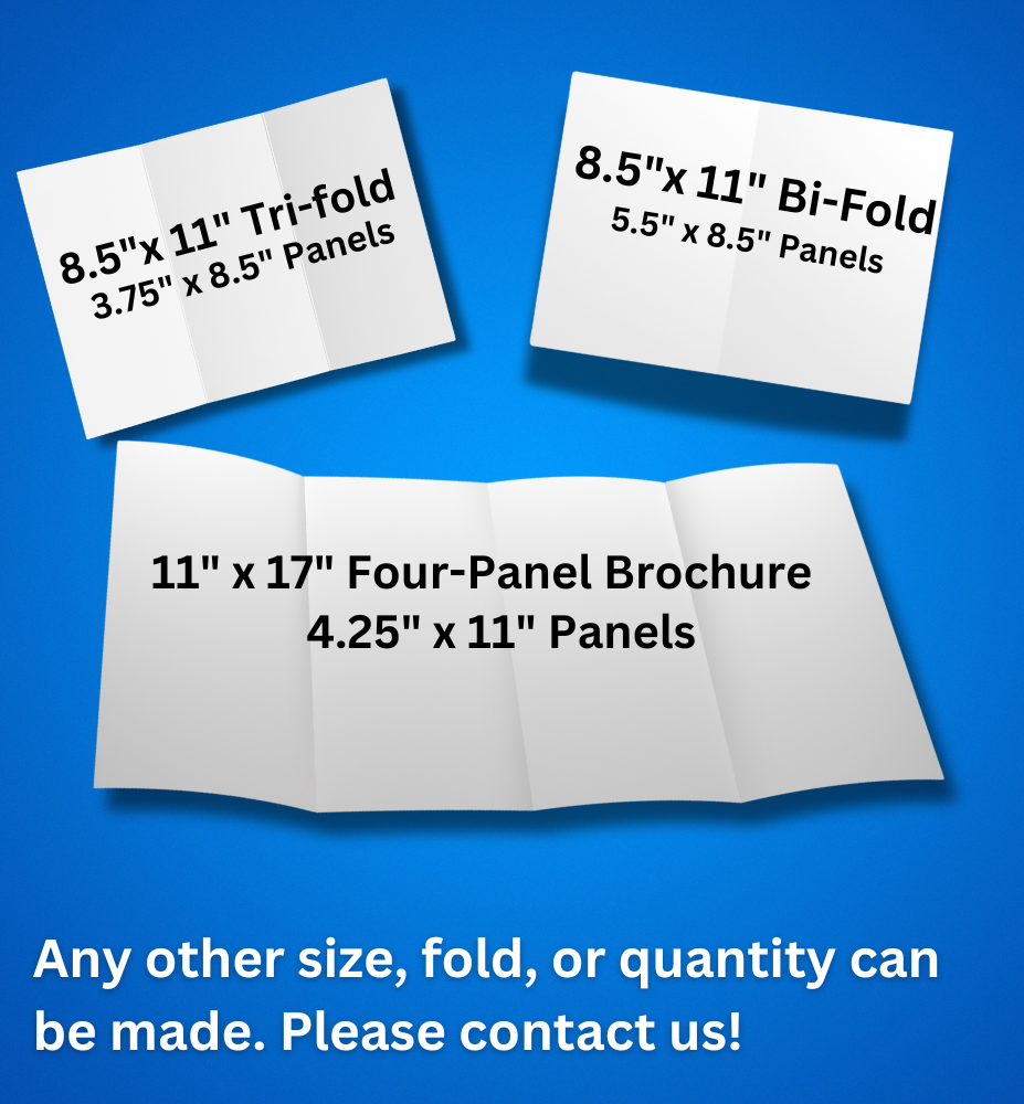 11" x 17" Four-Panel Brochures