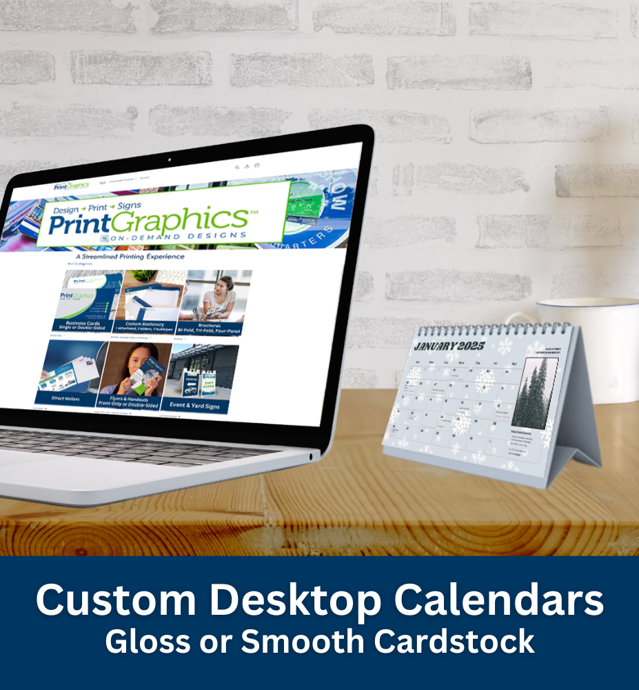 Custom Desktop Calendars (Bulk Quantity) – PrintGraphics OnDemand Designs