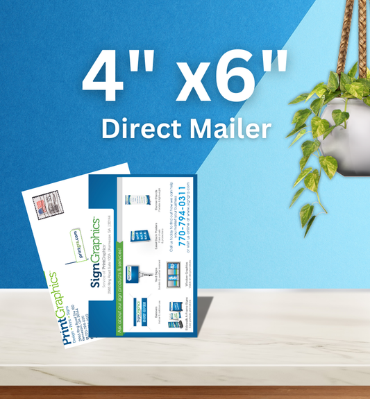 4"x 6" Direct Mail Postcard