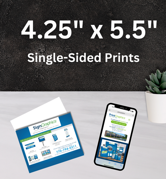 4.25"x 5.5" Single-Sided Prints